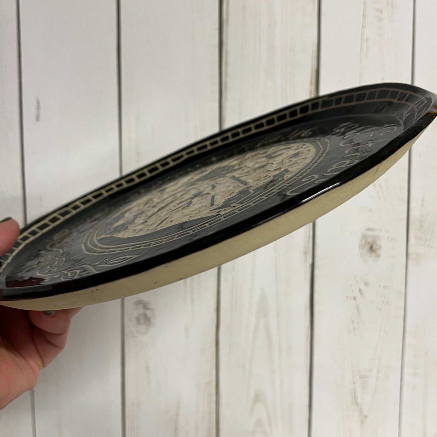 Don't Talk to Strangers Dinner Plate