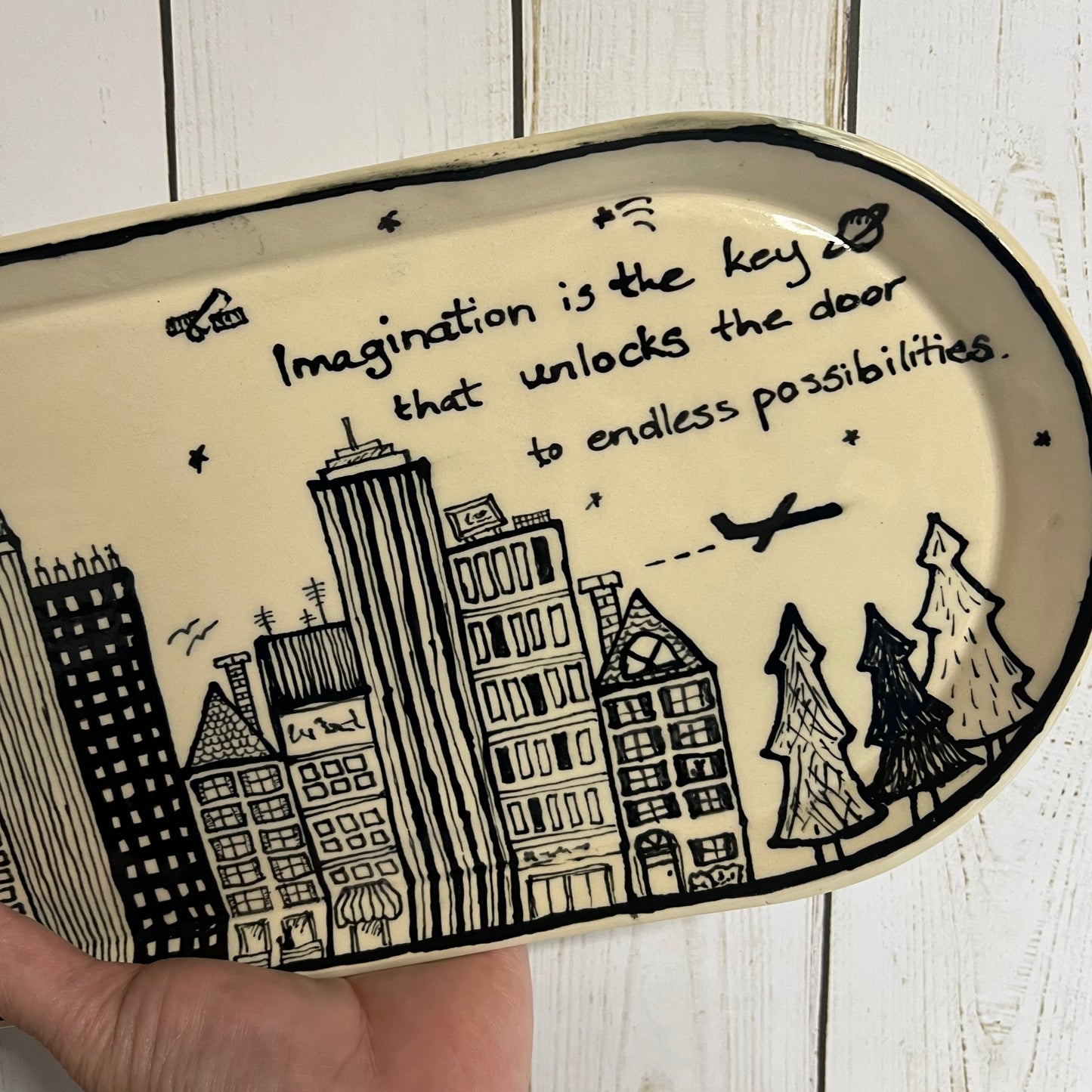 Large Oval Skyline Serving Platter