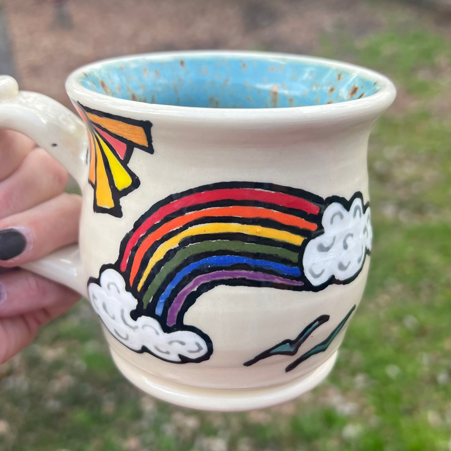 Cloudy with a Chance of BullSh!t Ceramic Mug
