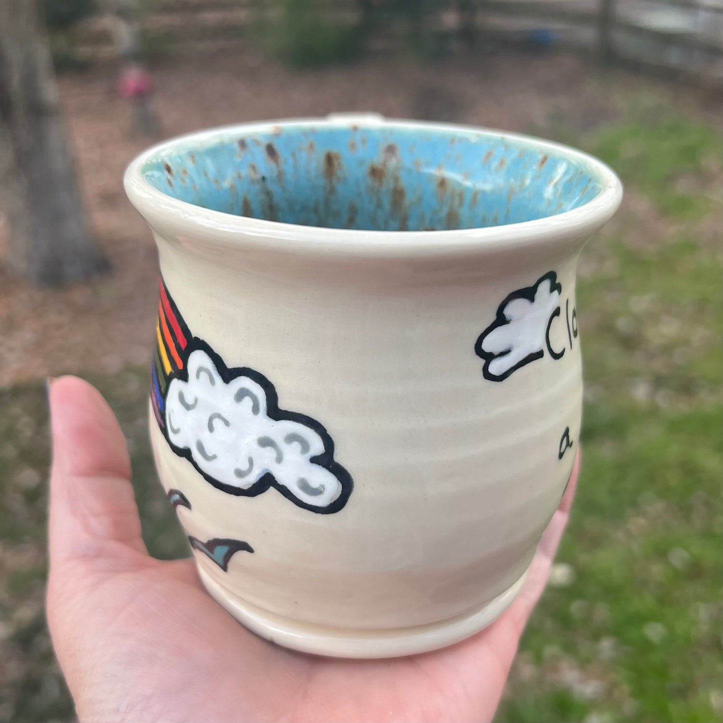 Cloudy with a Chance of BullSh!t Ceramic Mug