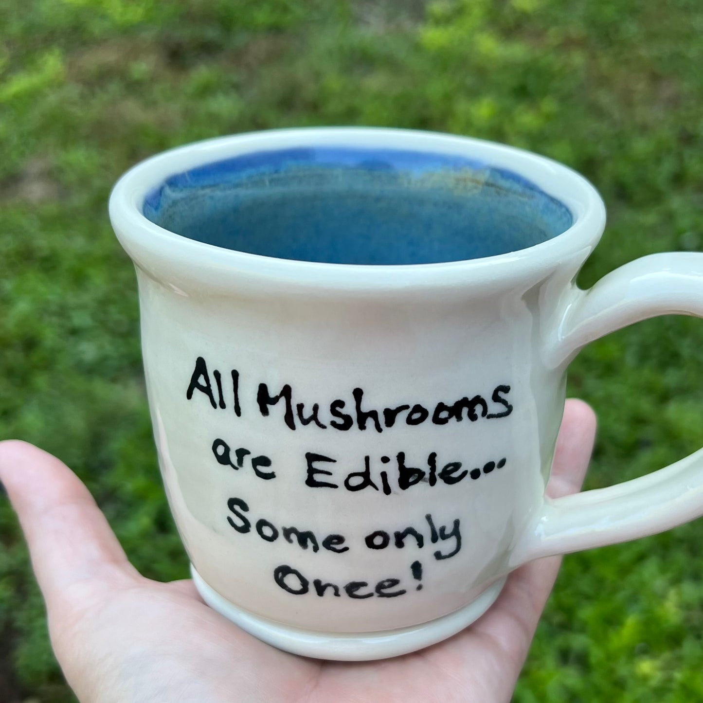 All Mushrooms are Edible Mug