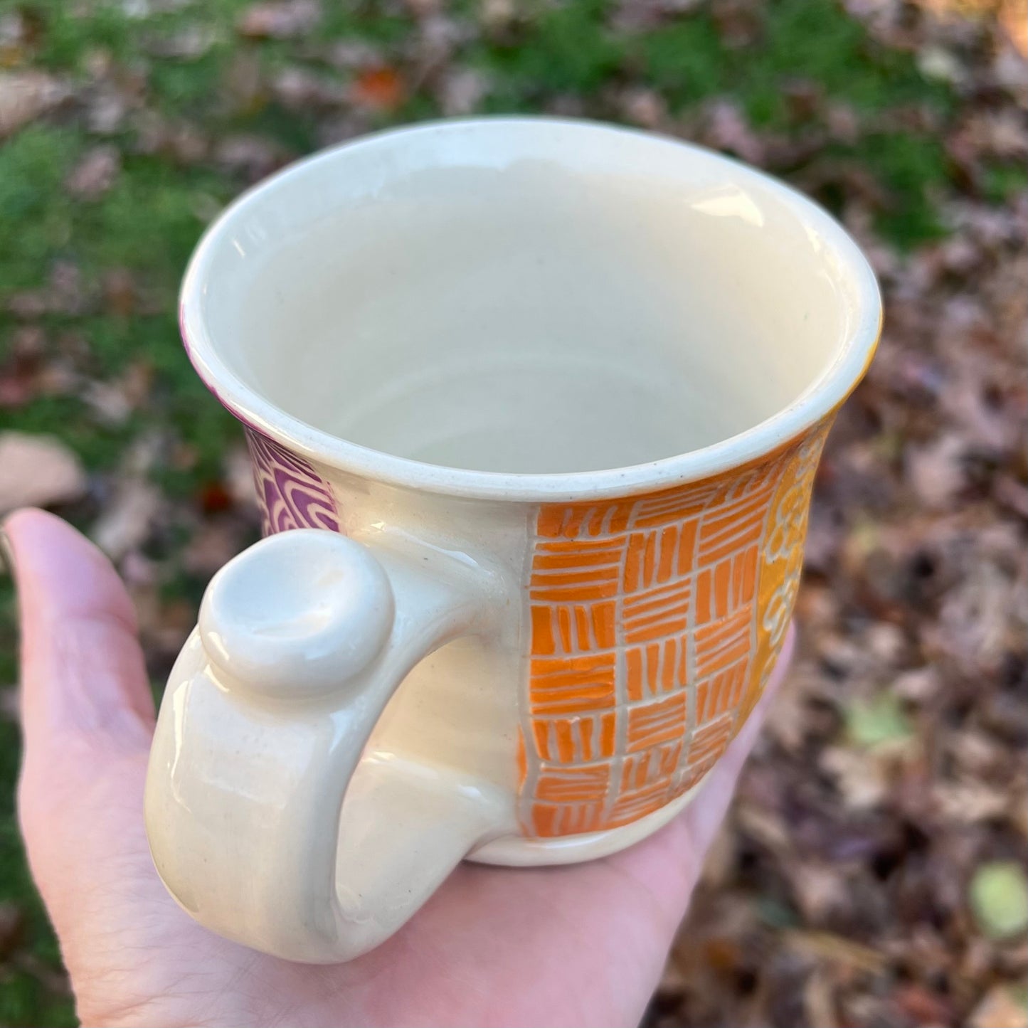 Rainbow Zentangles Ceramic Mug