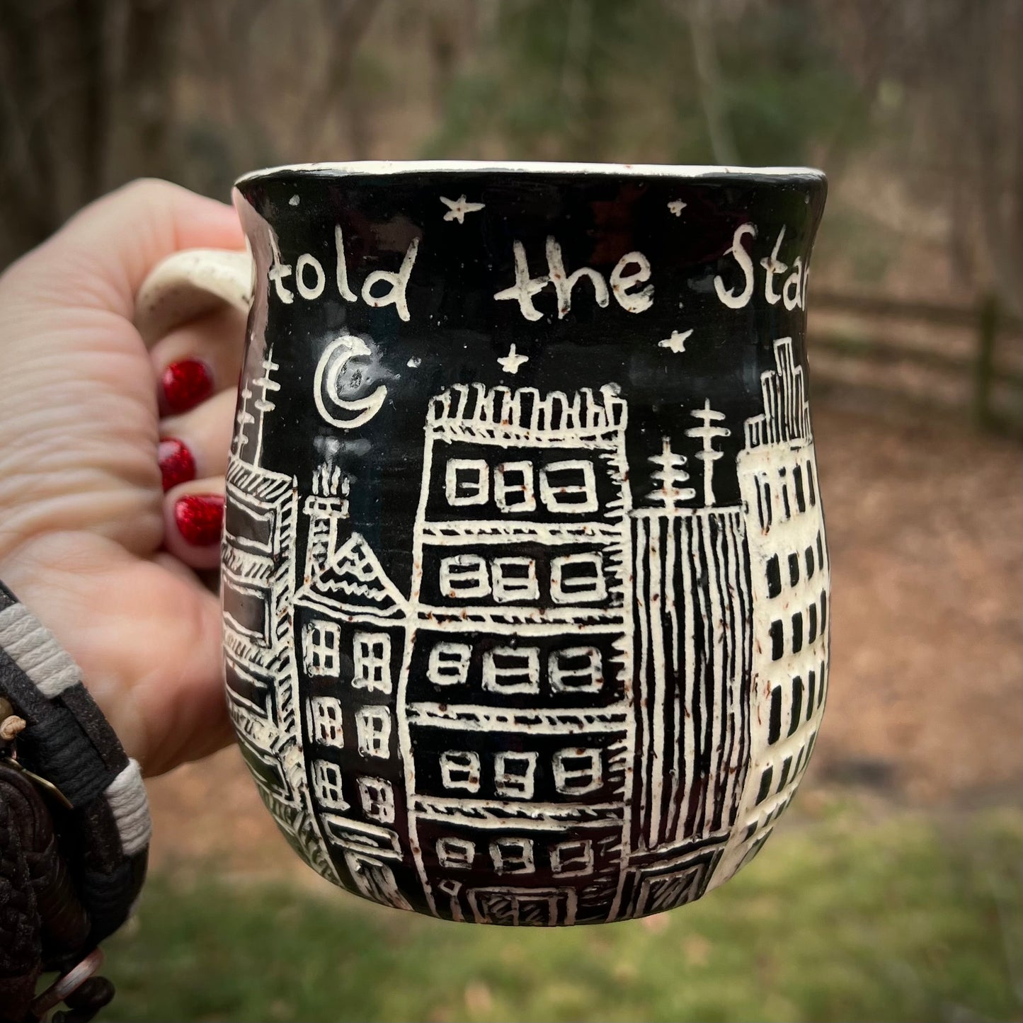I told the Stars About You Ceramic Mug
