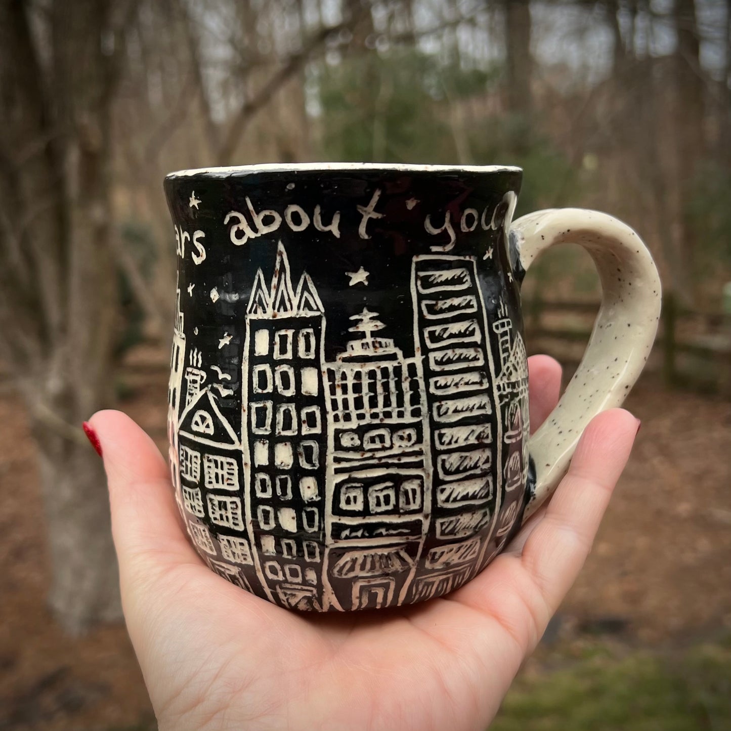I told the Stars About You Ceramic Mug