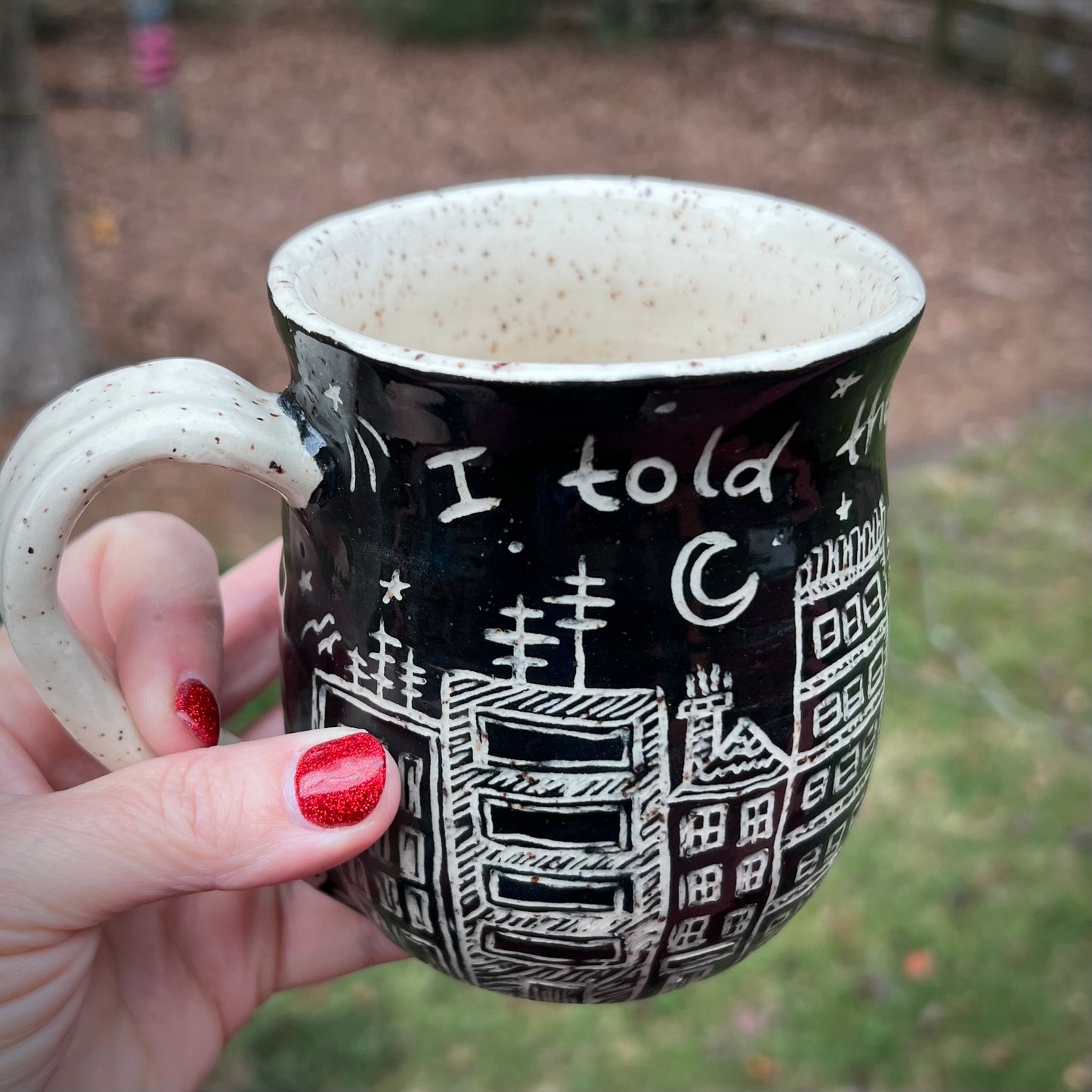 I told the Stars About You Ceramic Mug