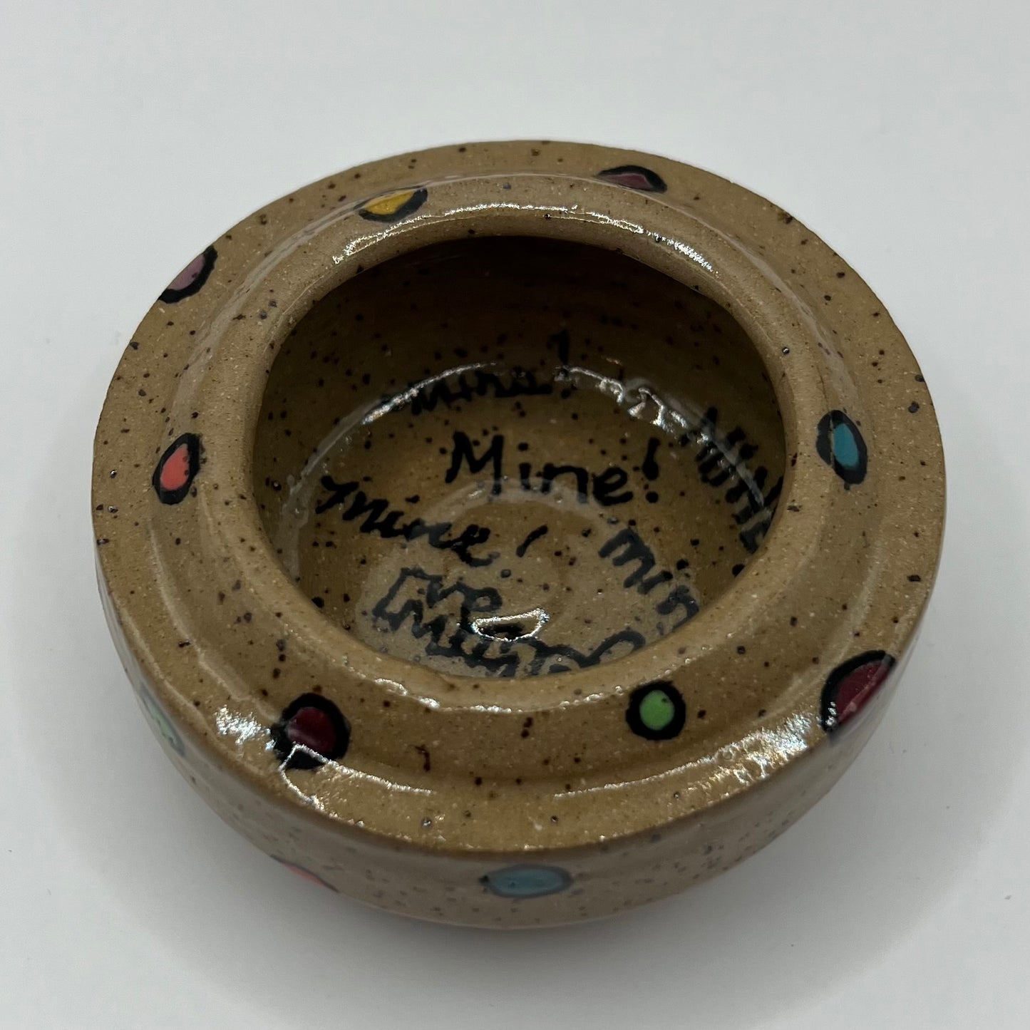 Don't Touch My Sh!t Ceramic lidded Dish