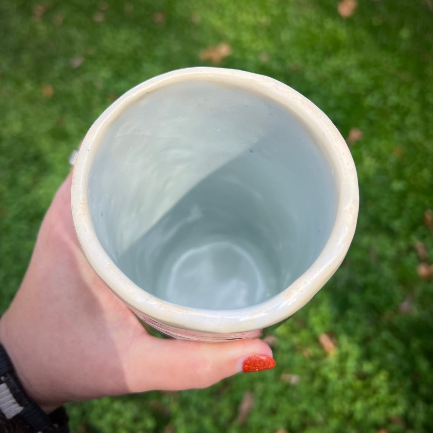 Large Alien Abduction Flower Vase