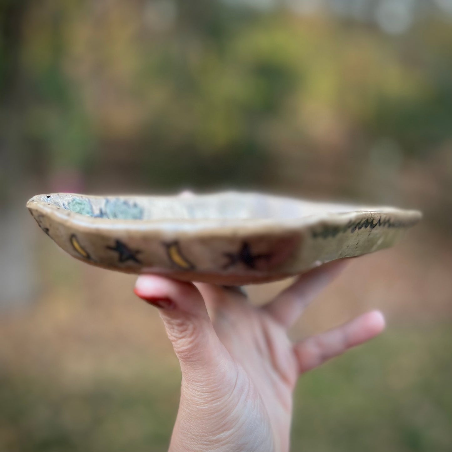 Alien Abduction Ceramic Tray