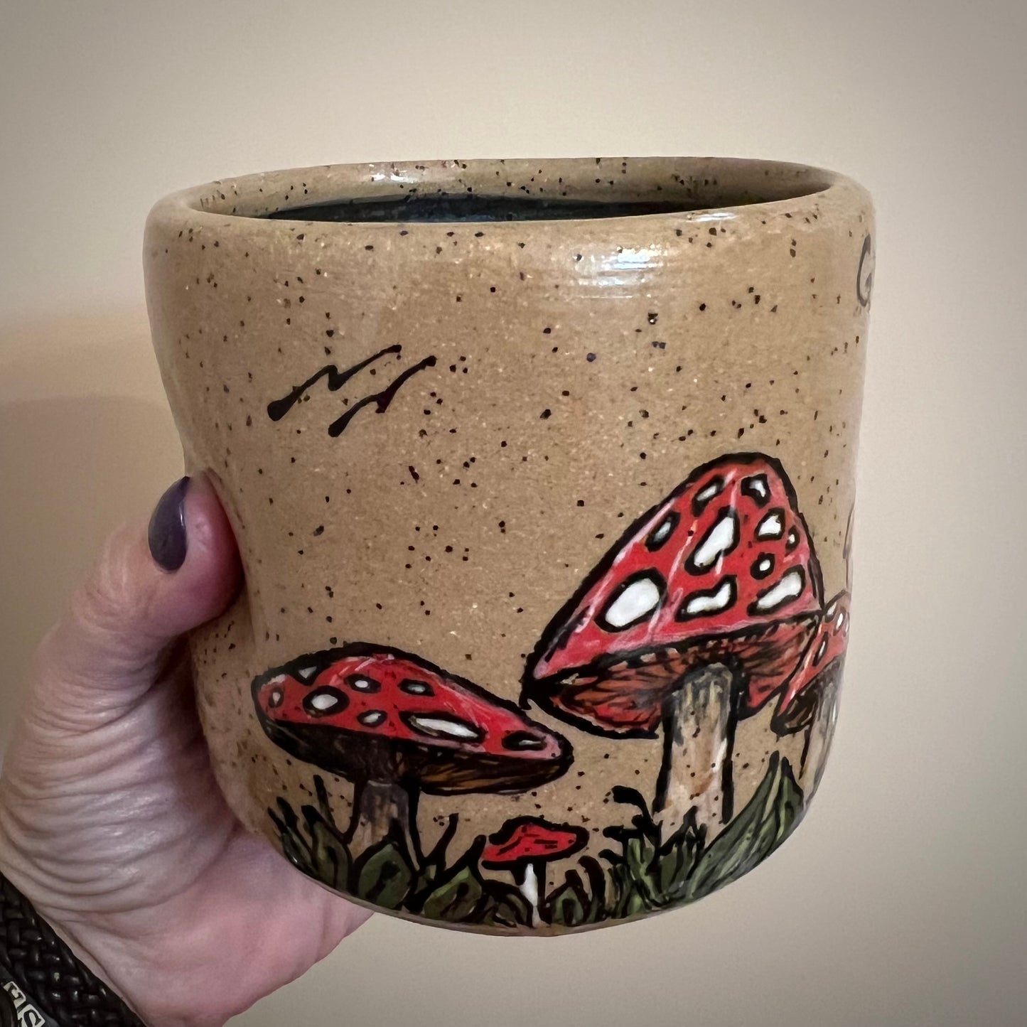 SPECIAL ORDER: Mushroom & Dog Mugs (Leslie M)