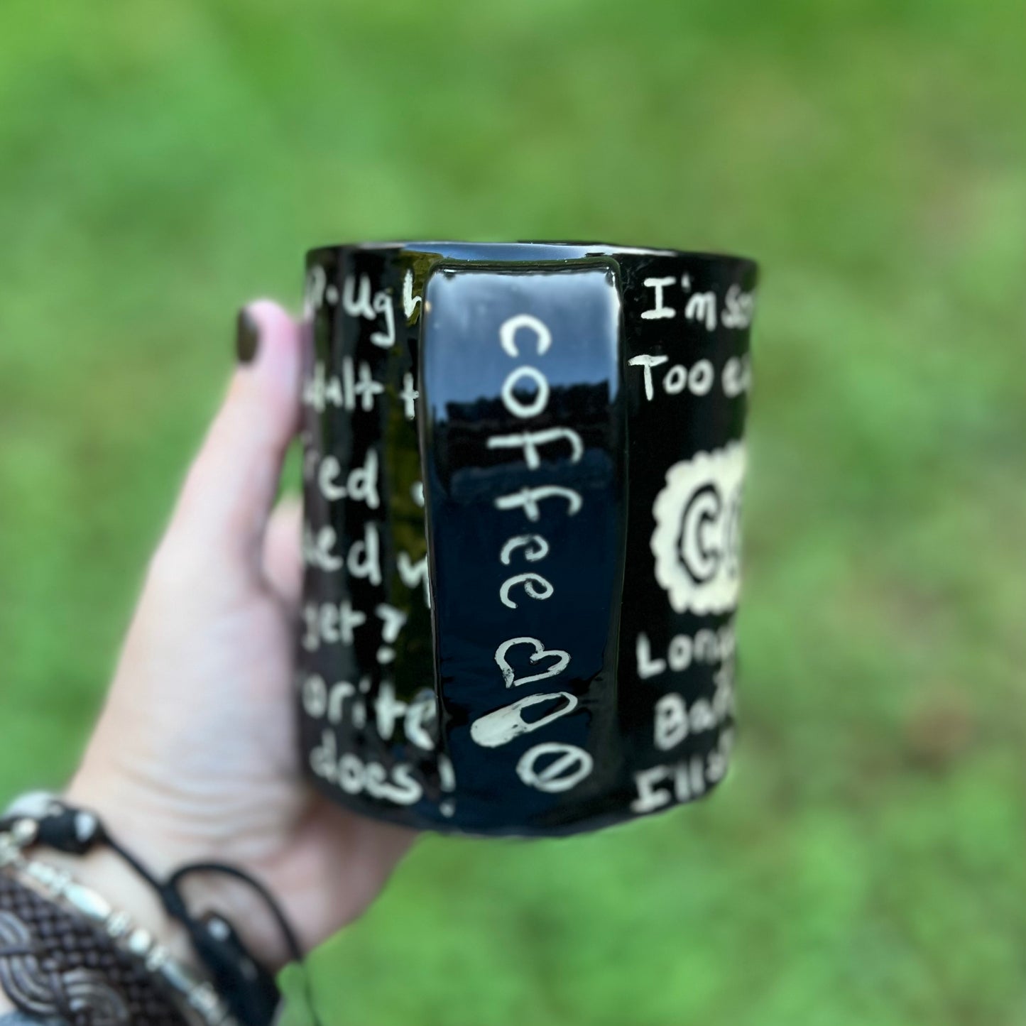 Black & White I need Coffee Ceramic Mug