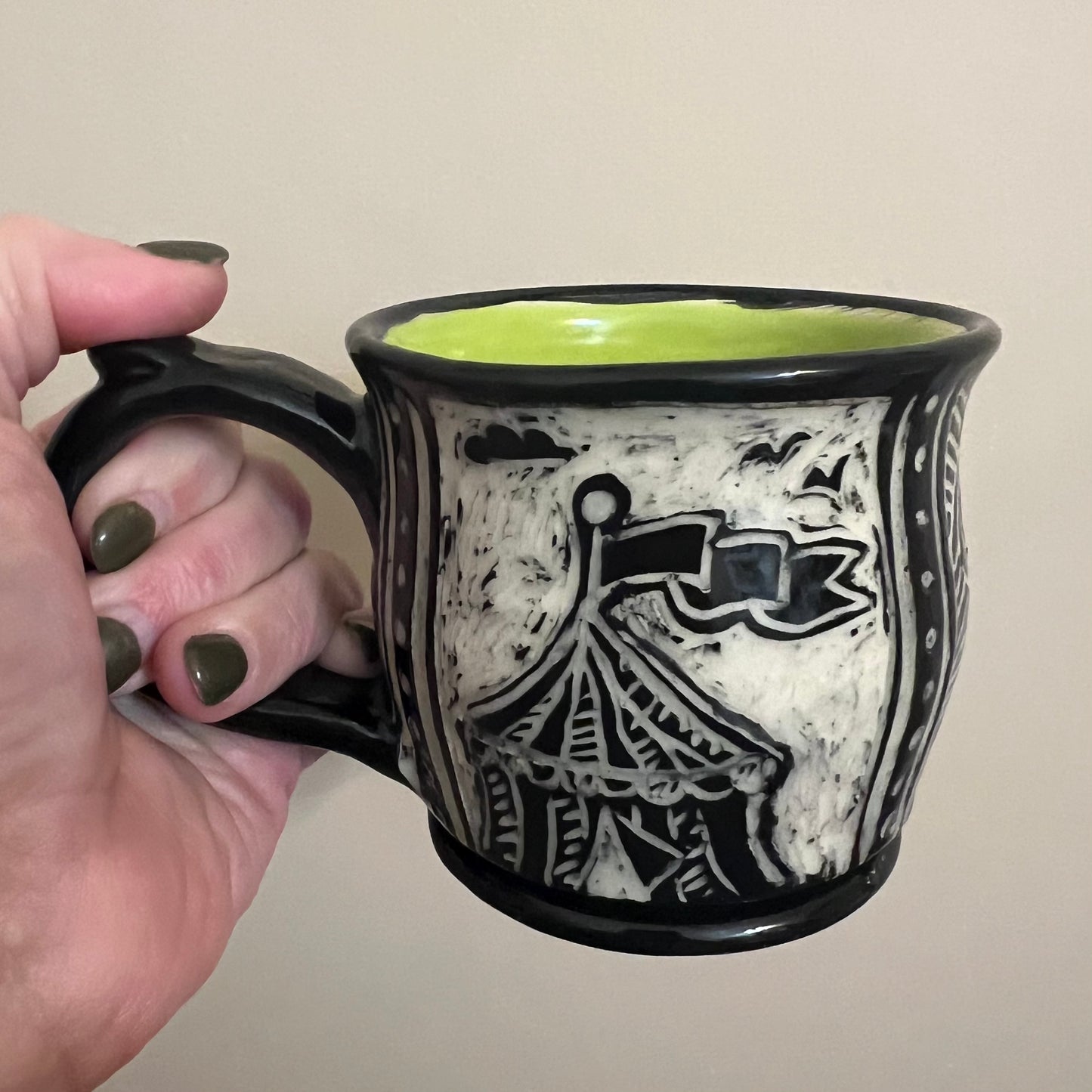 Not My Circus Ceramic Mug 3