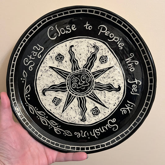 Stay Close to Sunshine Dinner Plate