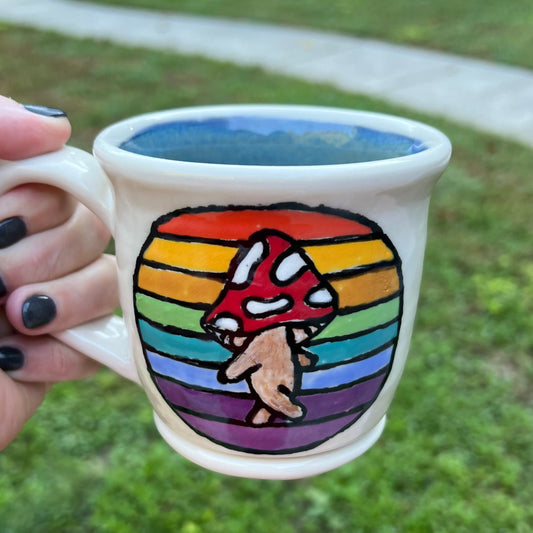 All Mushrooms are Edible Mug