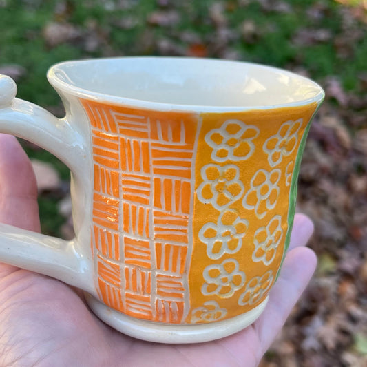 Rainbow Zentangles Ceramic Mug