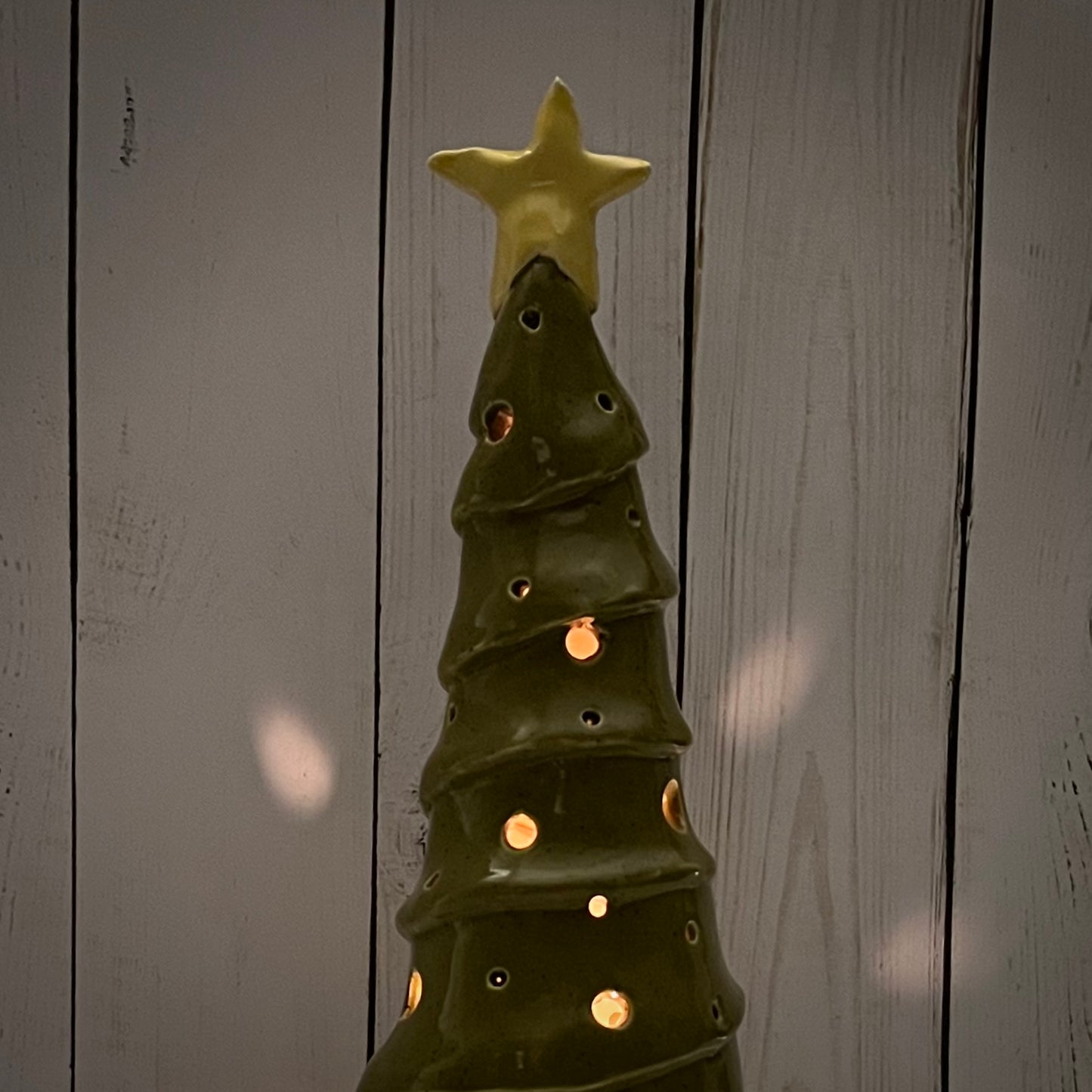 Tall Luminary Christmas Tree