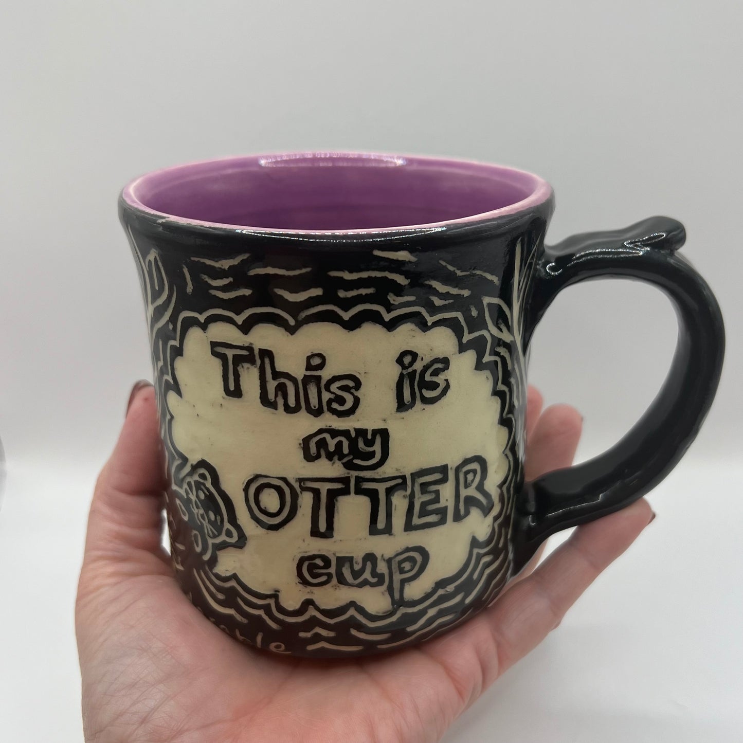 This is my Otter Cup Ceramic Mug