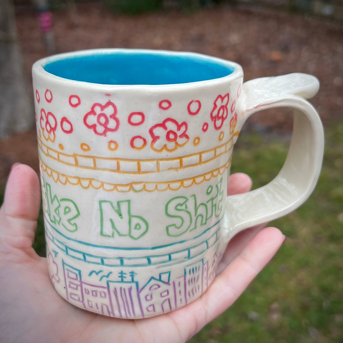 Be Kind, But... Ceramic Mug