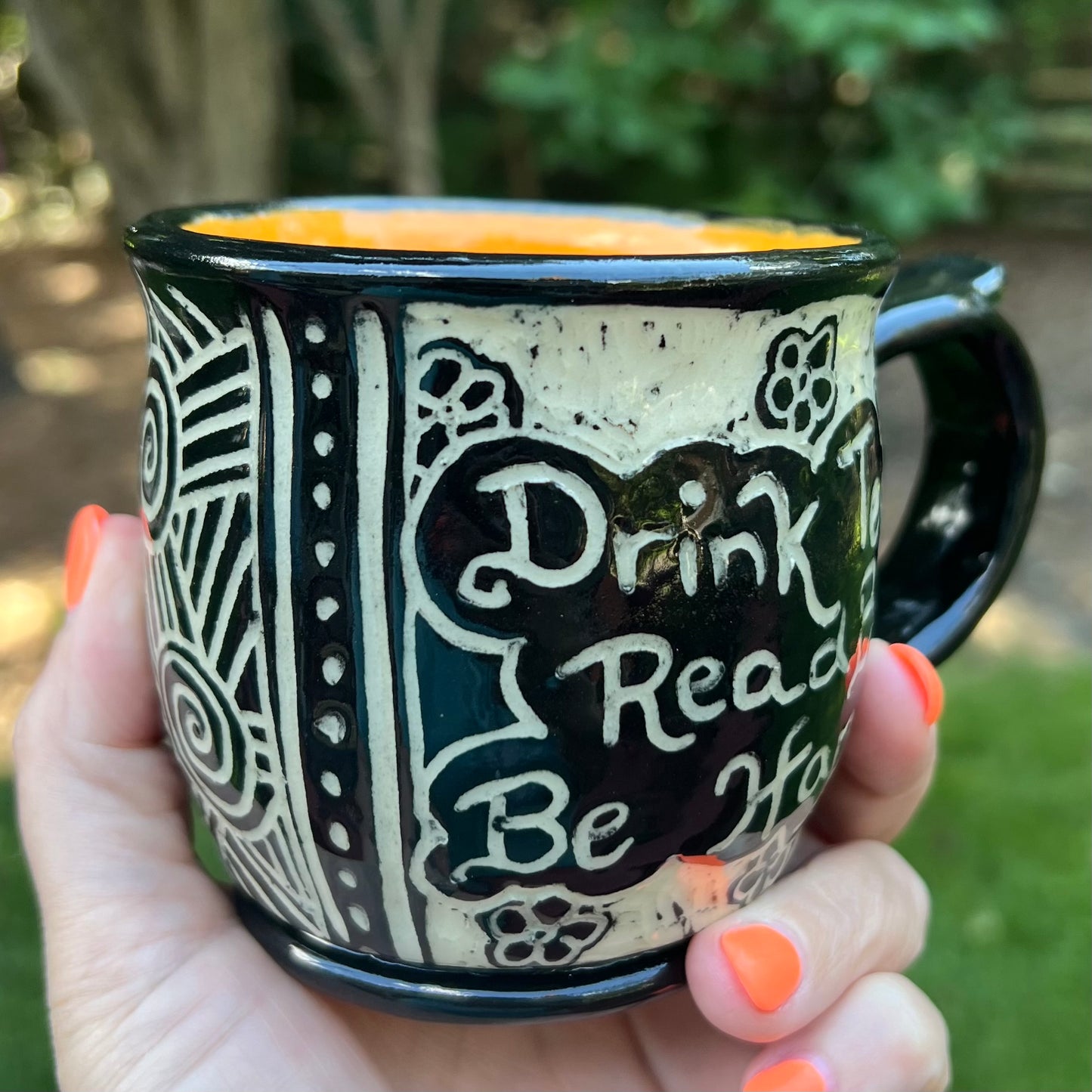 SPECIAL ORDER (JOYCE): Tea, Books and Happiness Tea Cup