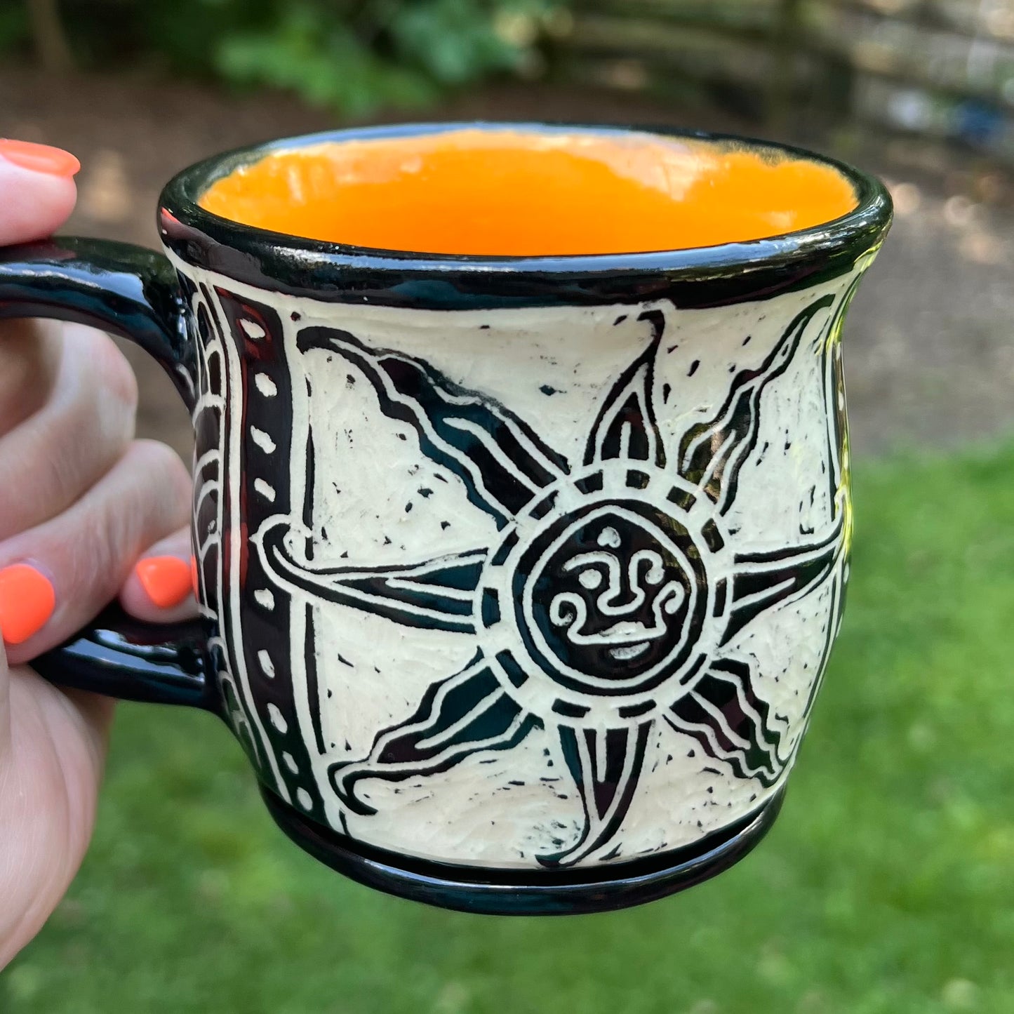 Black & White Sunshine & Hurricane Coffee Mug