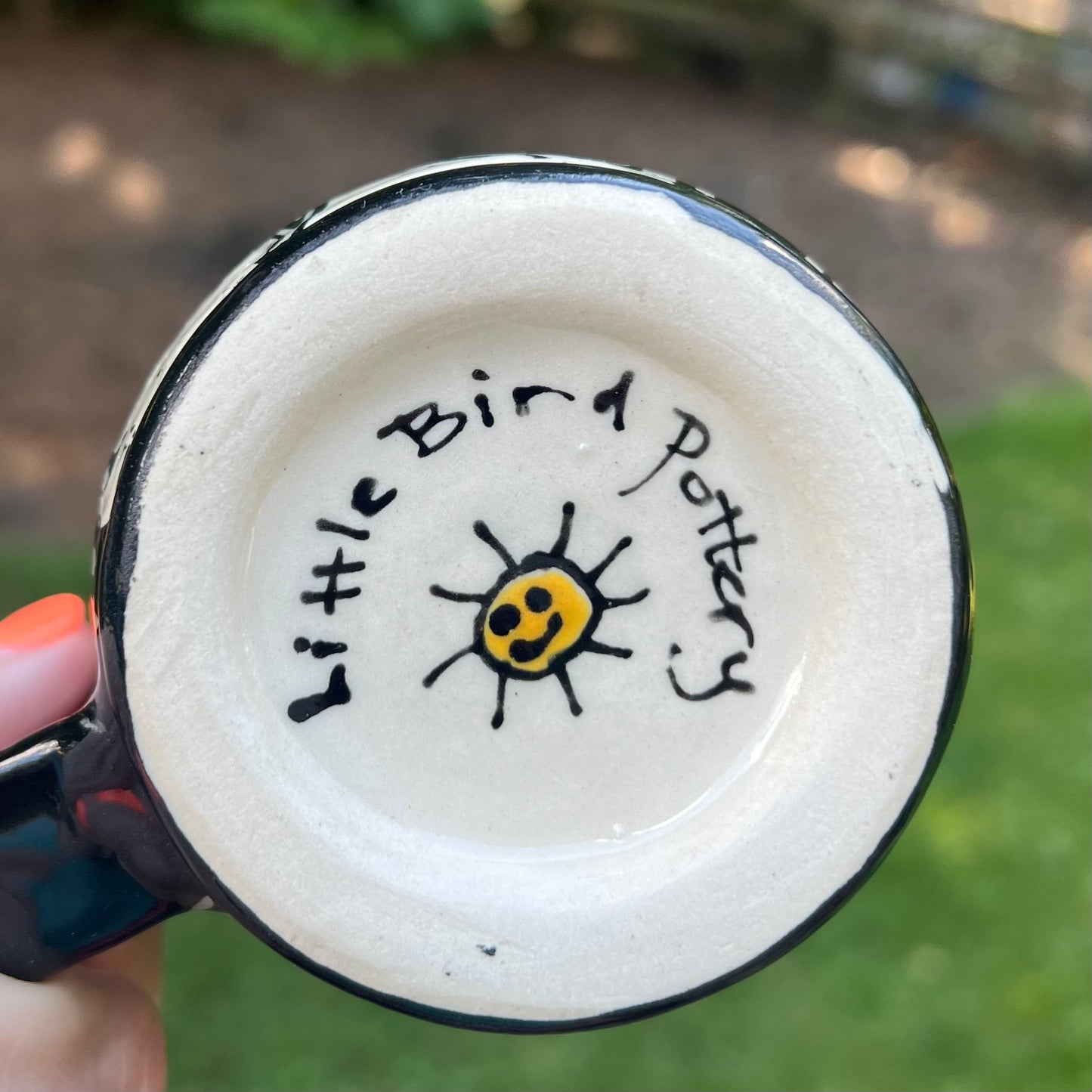 Black & White Shine your Weird Small Coffee Ceramic Mug