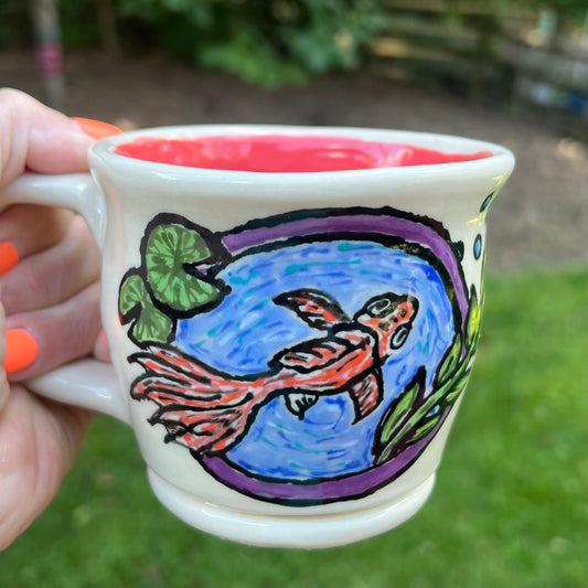 Be a Goldfish Ceramic Coffee Mug
