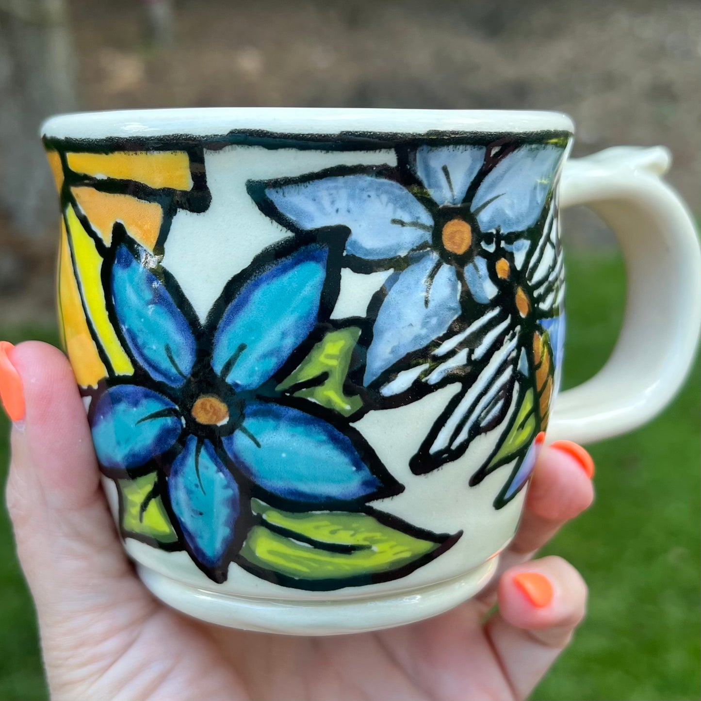 SPECIAL ORDER (Gigi): Coffee $ Dragonfly Ceramic Mug