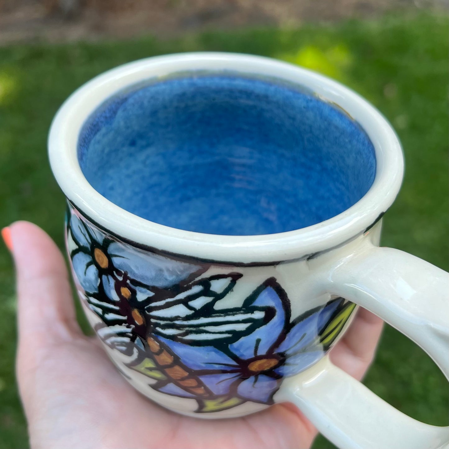 SPECIAL ORDER (Gigi): Coffee $ Dragonfly Ceramic Mug