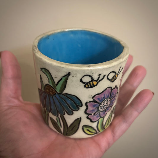 Wildflower Ceramic Tumbler