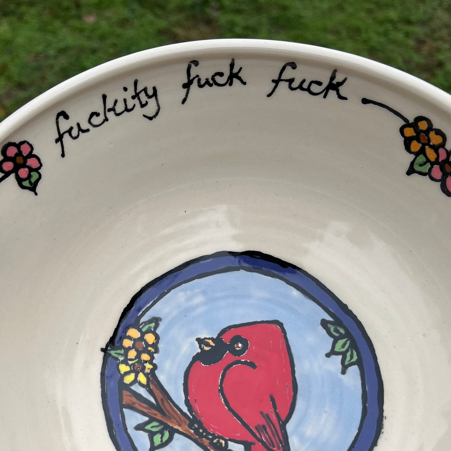 Cardinal F*$&ity Salad Bowl - FOR TEDDI