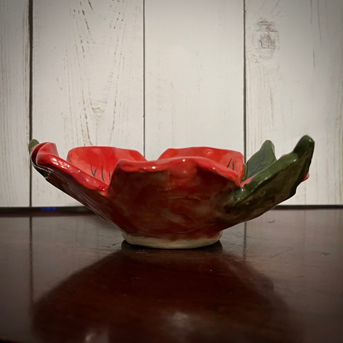 Red Poppies Flower Bowl
