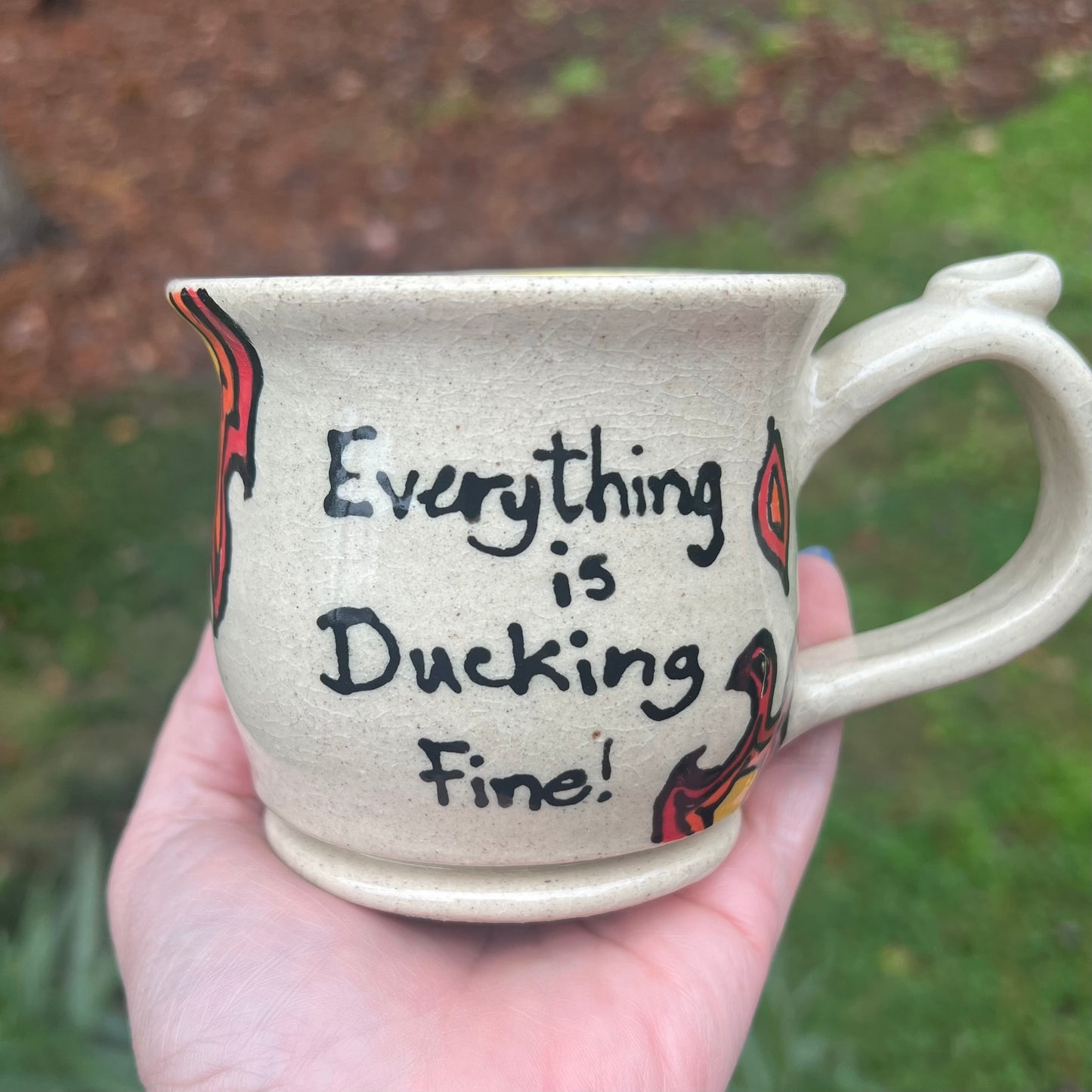 Everything is Ducking Fine Ceramic Mug