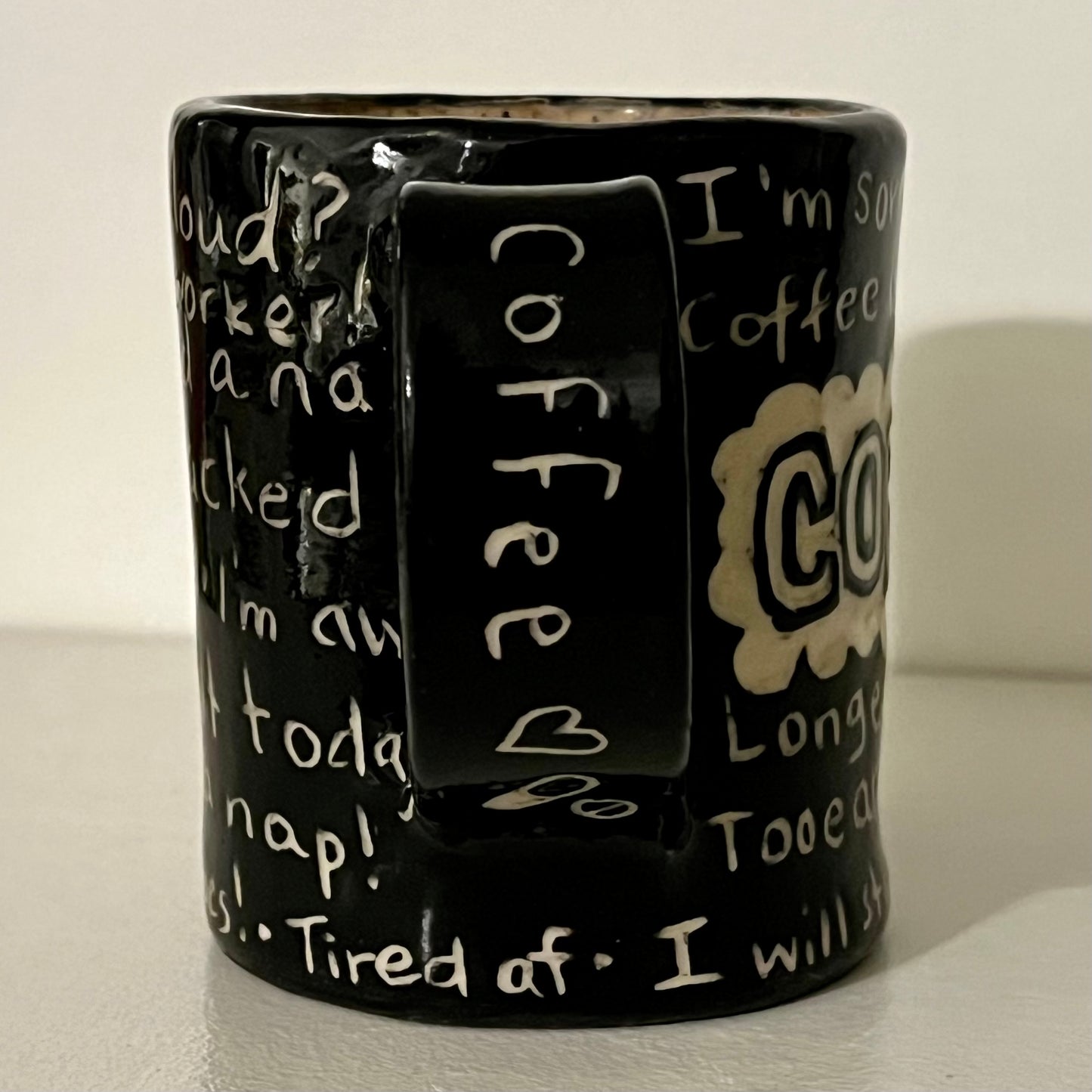 Black & White Coffee Ceramic Mug